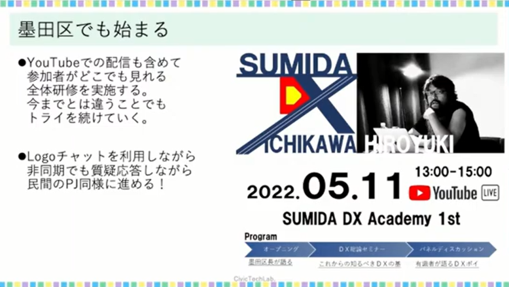 【一般社団法人シビックテック・ラボ】マインドチェンジを引き出す自治体変革PJ-D - 墨田区・浜松市