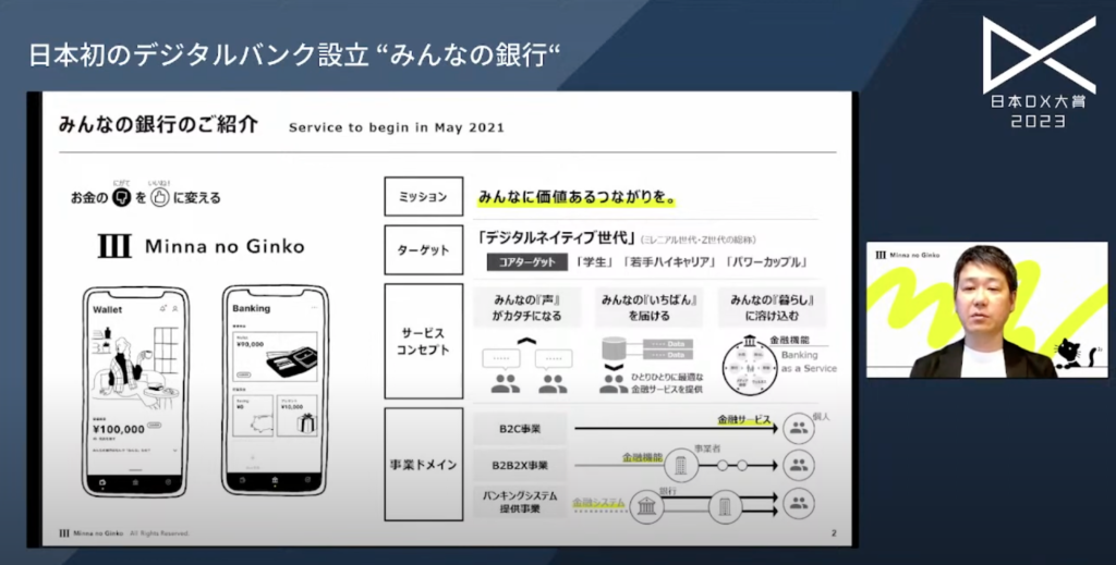 日本初のデジタルバンク設立 “みんなの銀行“-価値のコネクティビティサービスで未 - お金のマッチング（価値仲介）に留まらず、価値あるつながりを創造してい...