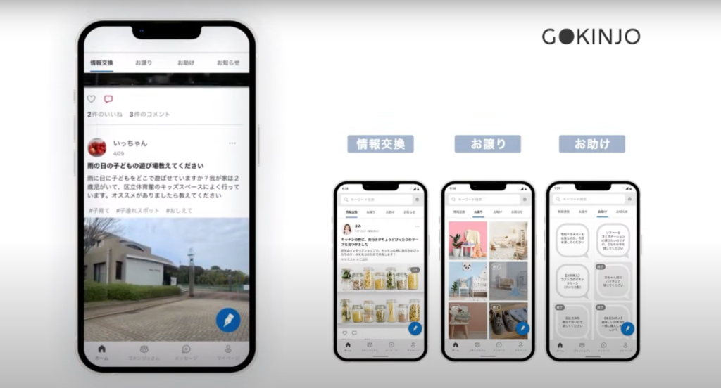 地域コミュニティのDX事例:「GOKINJO」が示す新たなつながりの創出|日本D - ご近所づきあいの障壁を低くするサービス「GOKINJO」