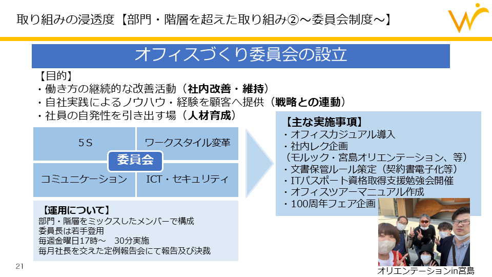 創業100年企業・弘法が実現した、事務機器販売からのビジネスモデル変革 - オフィスづくり委員会を設立