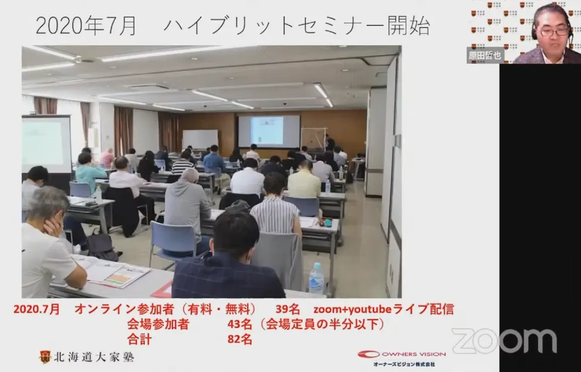 コロナ禍時代の「リアル+ZOOM＆YouTubeでのオンライン配信」ハイブリット - 2020年7月 ハイブリットセミナー開始