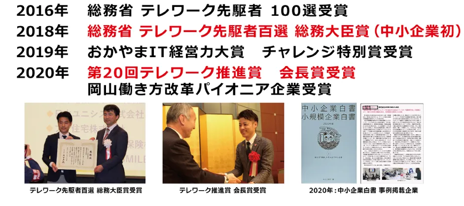 株式会社 WORK SMILE LABO「中小企業は今こそクラウド活用で働き方改 - その成果が認められ