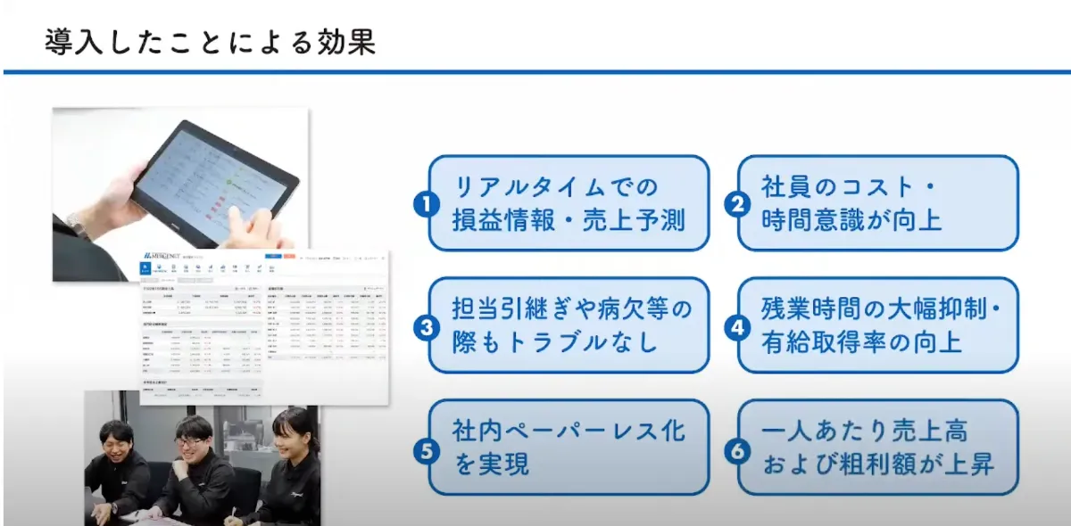 【株式会社マージネット】クラウドを使ったリアルタイム経営  - クラウド化で得られた6つの効果