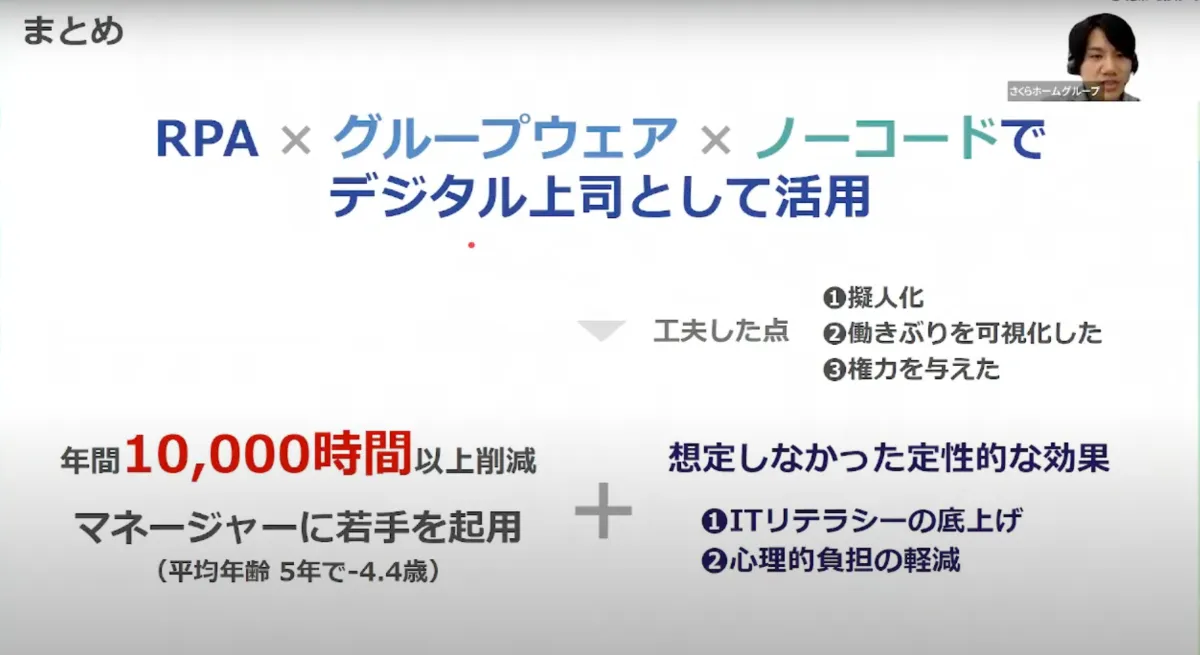 【さくらホームグループ株式会社】デジタル上司の「信長」が社員をマネジメント。生産 - システムを人間に寄せる発想も大事