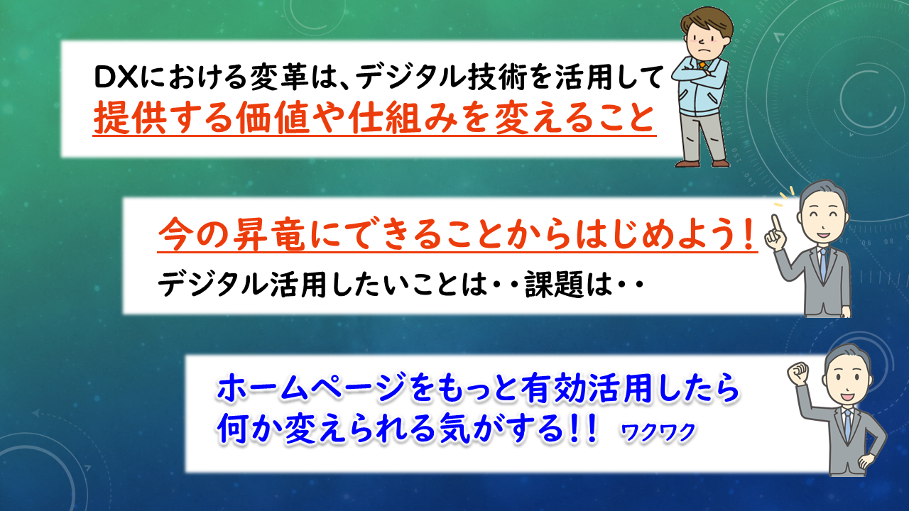 ホームページをリニューアルし業務改善！地域貢献！-株式会社昇竜の挑戦 - プロジェクトの背景と目的（4）