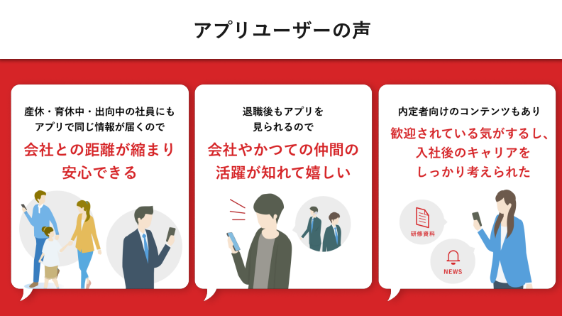 三菱UFJ信託銀行が実現した、6,200名をつなぐ社内アプリ - 実践事例の紹介: 「知りたい情報」を「いつでもどこでも」（3）